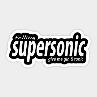 supersonic wth Sticker